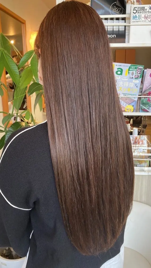 縮毛矯正のみの写真