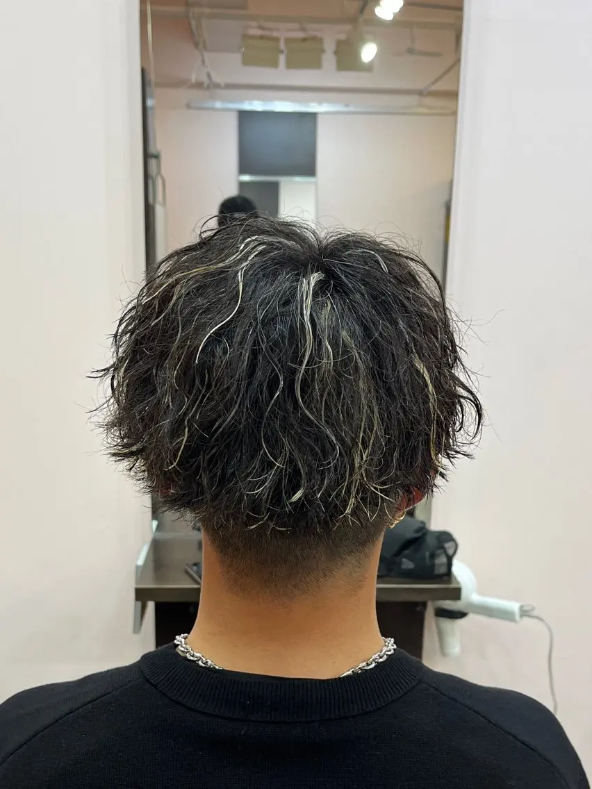 ミディアム パーマ 🌈予約の98%パ ーマ⭕️🌈福本のヘアスタイル