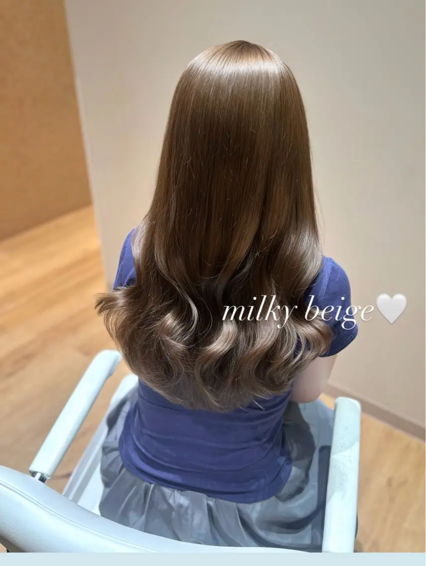 ロング カラー ダブルカラー KANON 透明感カラー🎀のヘアスタイル