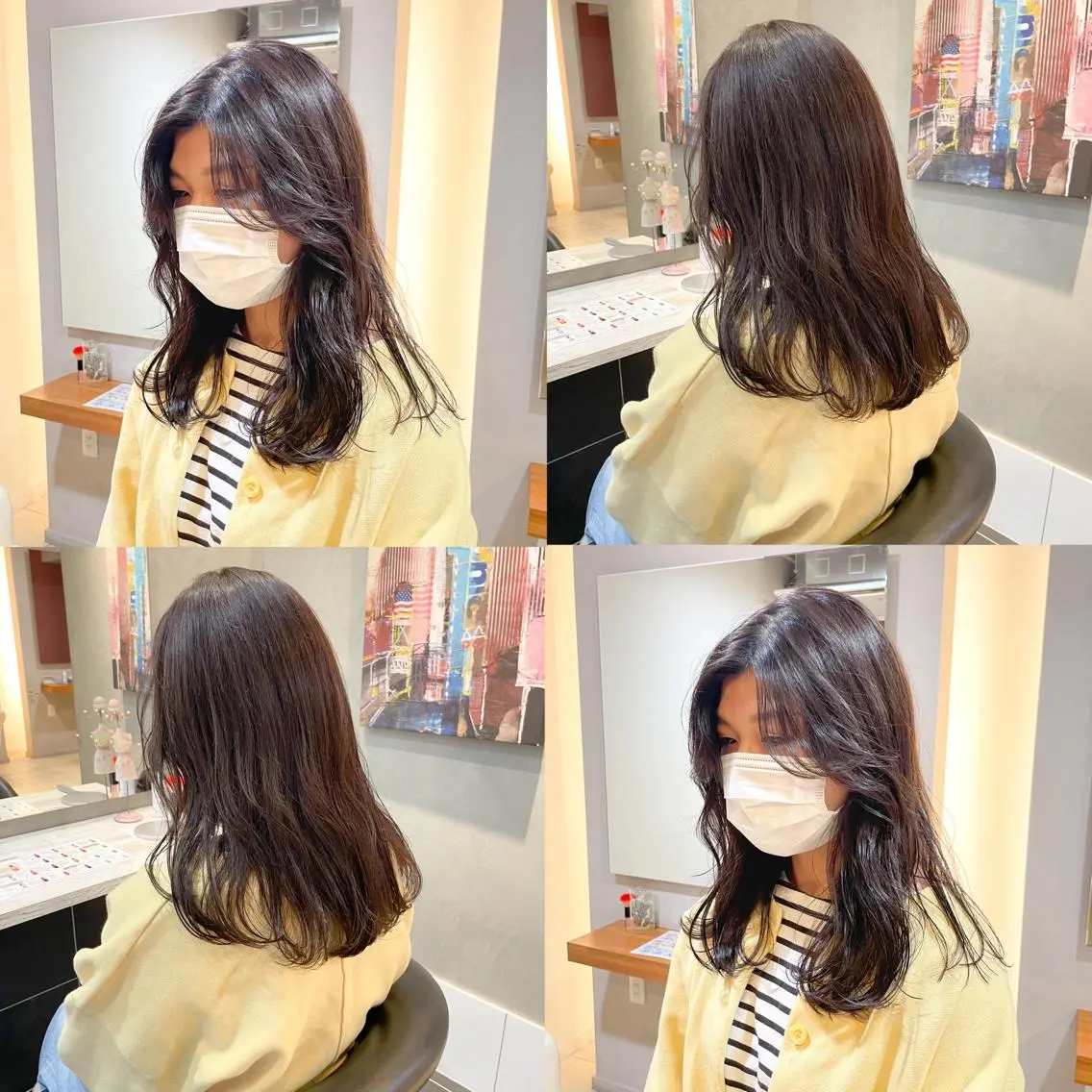ロング カラー ヘアアレンジ ブラウンカラー 新宿/顔周りカット/ レイヤー/がっきーのヘアスタイル