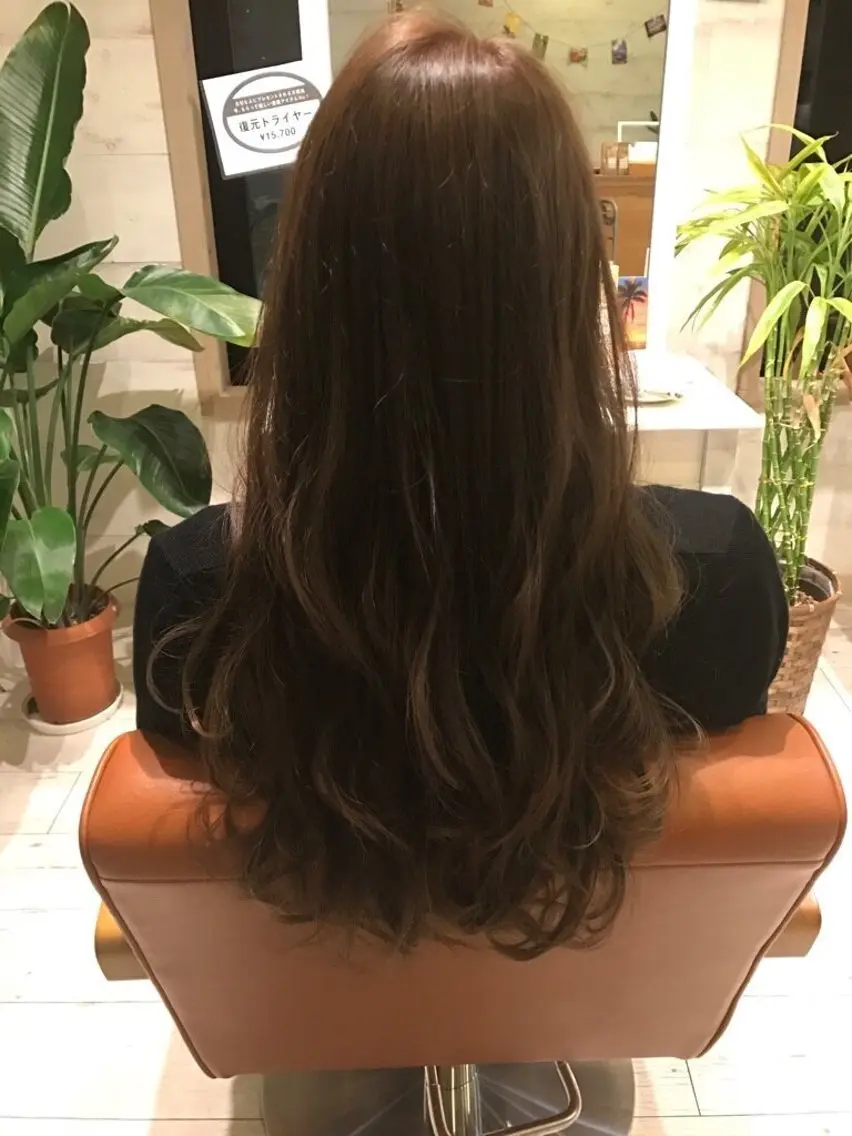 ロング パーマ 髪質改善 デジタルパーマ カット パーマ トリートメント ✨髪質艶髪改善✨ @takaのヘアスタイル