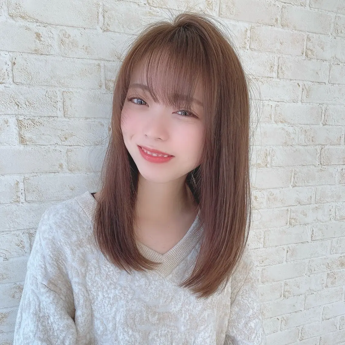 ケアカラー+髪質改善ULTOWA水素トリートメントの写真