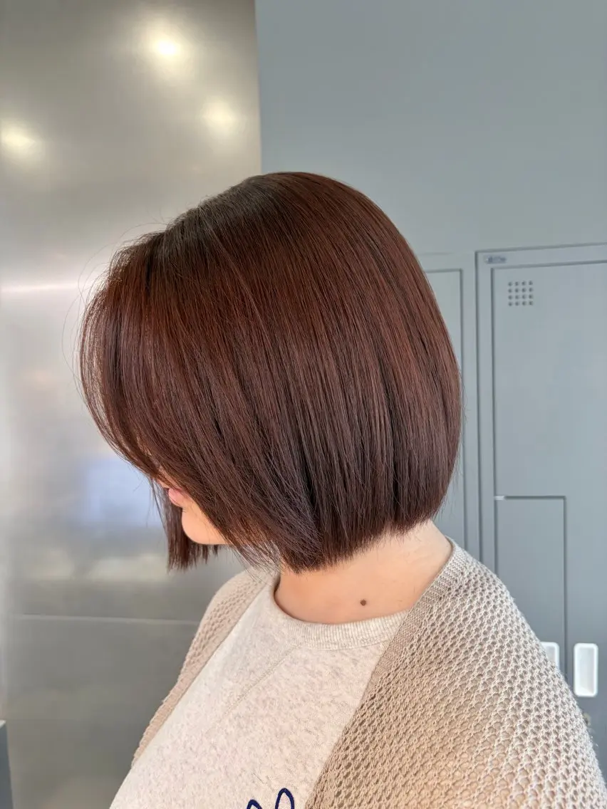 ショート カラー パーマ ヘアアレンジ メンズ ブラウンカラー オレンジ オレンジブラウン .⋆⟡💖 Marin💖⟡⋆.のヘアスタイル