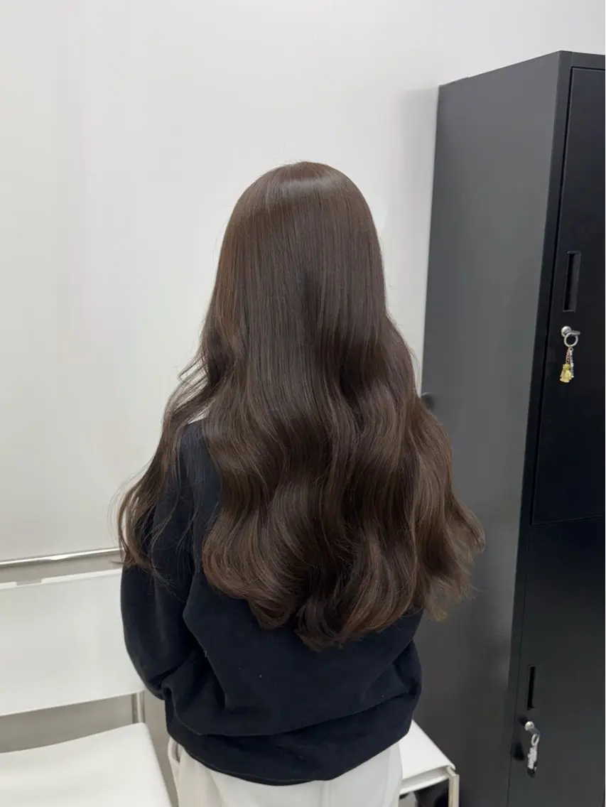 ロング カット ヘアカラー トリートメント 髪質改善カラー♡/ 縮毛矯正/珠貴のヘアスタイル