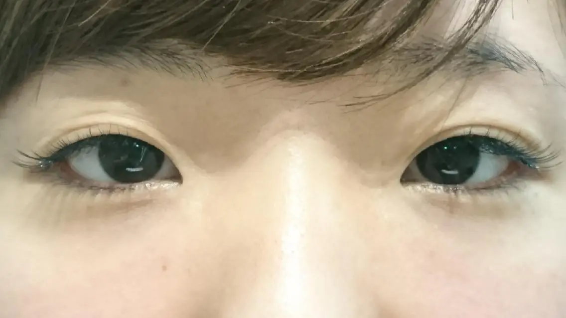 マツエク・マツパ 目尻長め ナチュラル blossom🌺 井比のマツエク・マツパデザイン