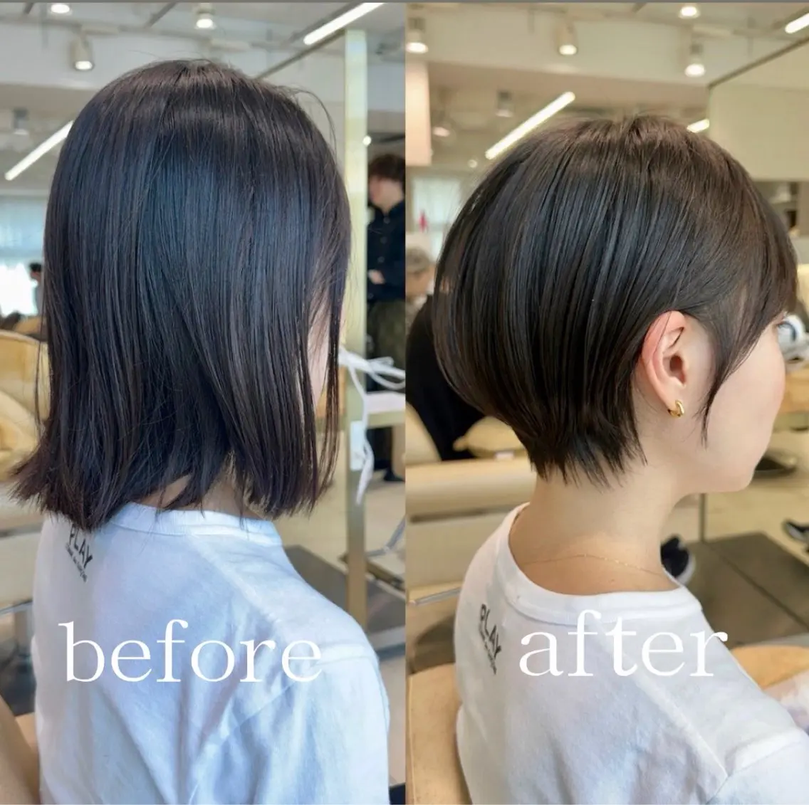 ショート 🍯無料の小顔 ショート/みゆ🍯のヘアスタイル