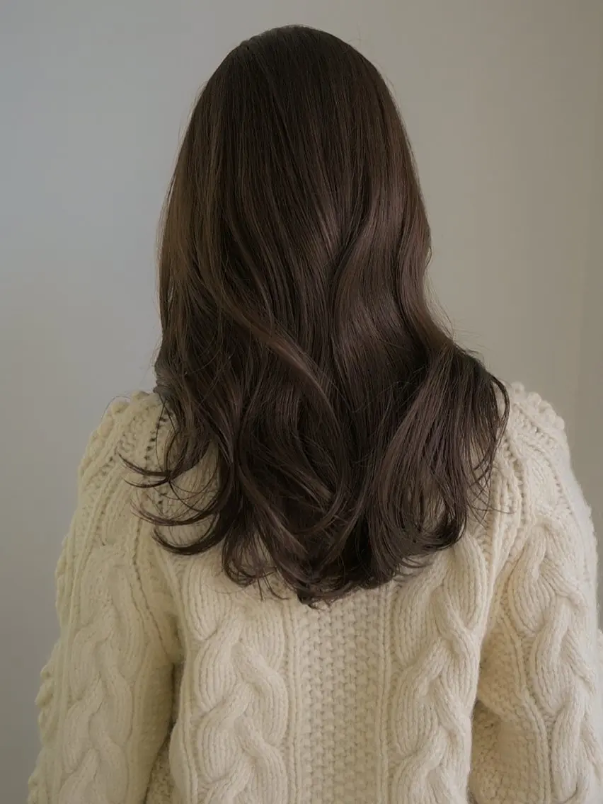 ロング カラー 日南乃/柔らか ブラウンカラーのヘアスタイル