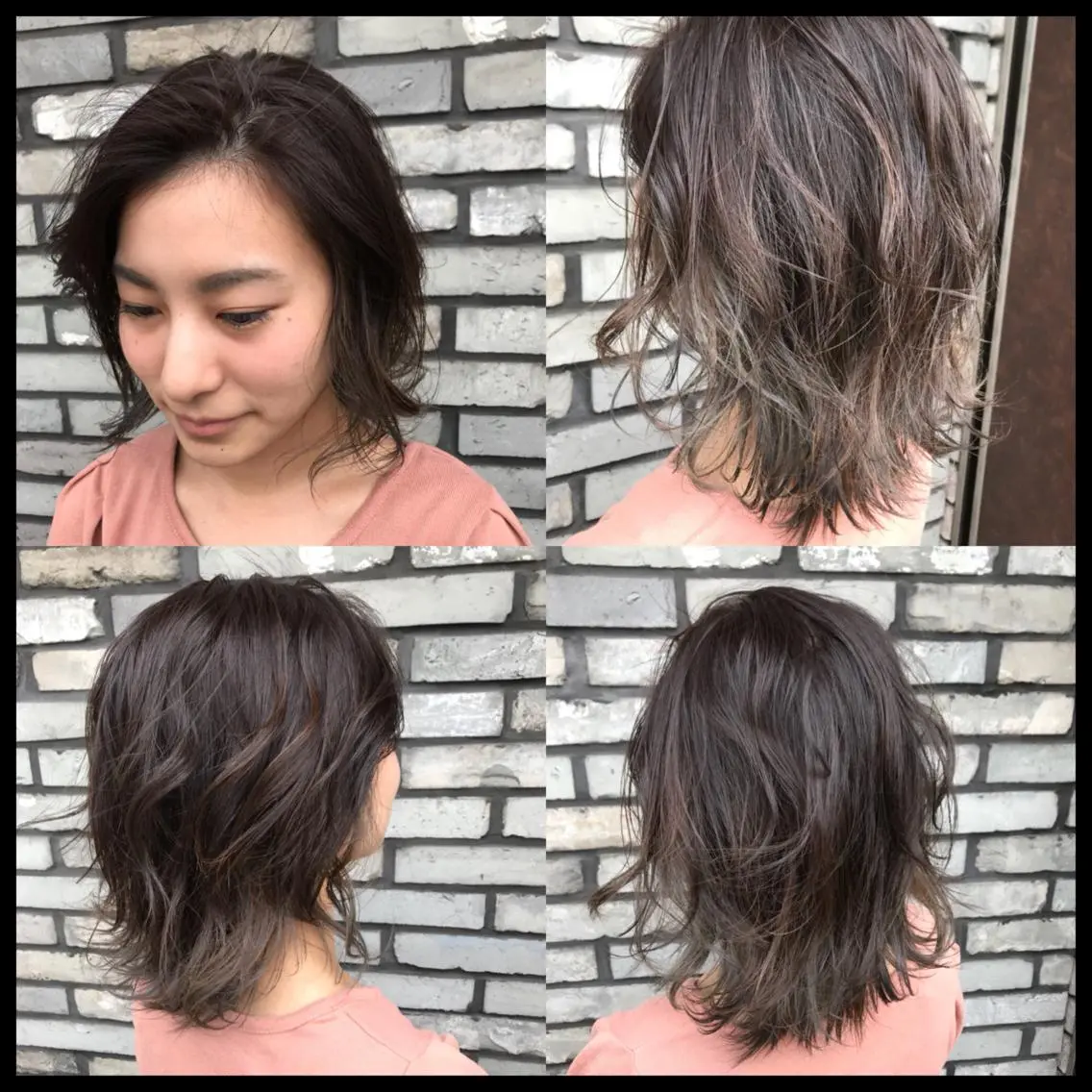 ミディアム カラー デザインカラー 似合わせ/ カラー.岡田友仁のヘアスタイル