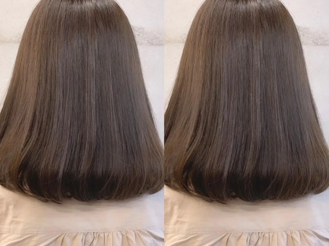 ミディアム カラー 透明感カラー✂︎ YUKAのヘアスタイル