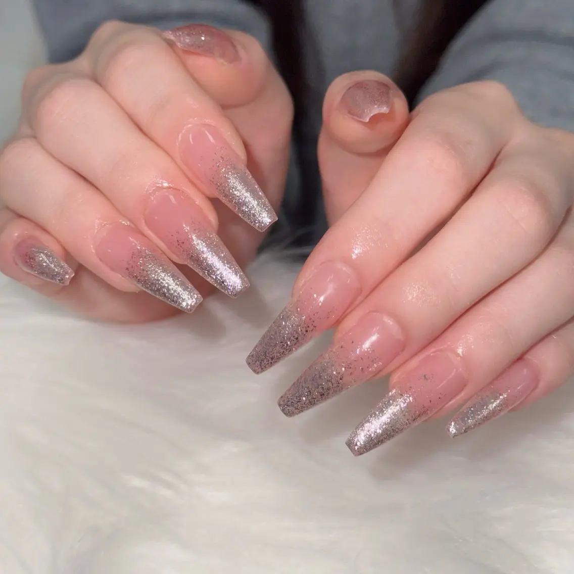 ネイル ロングネイル マグネットネイル リボン 夏ネイル スーパーロングネイル Hani Nail Salonのネイルデザイン