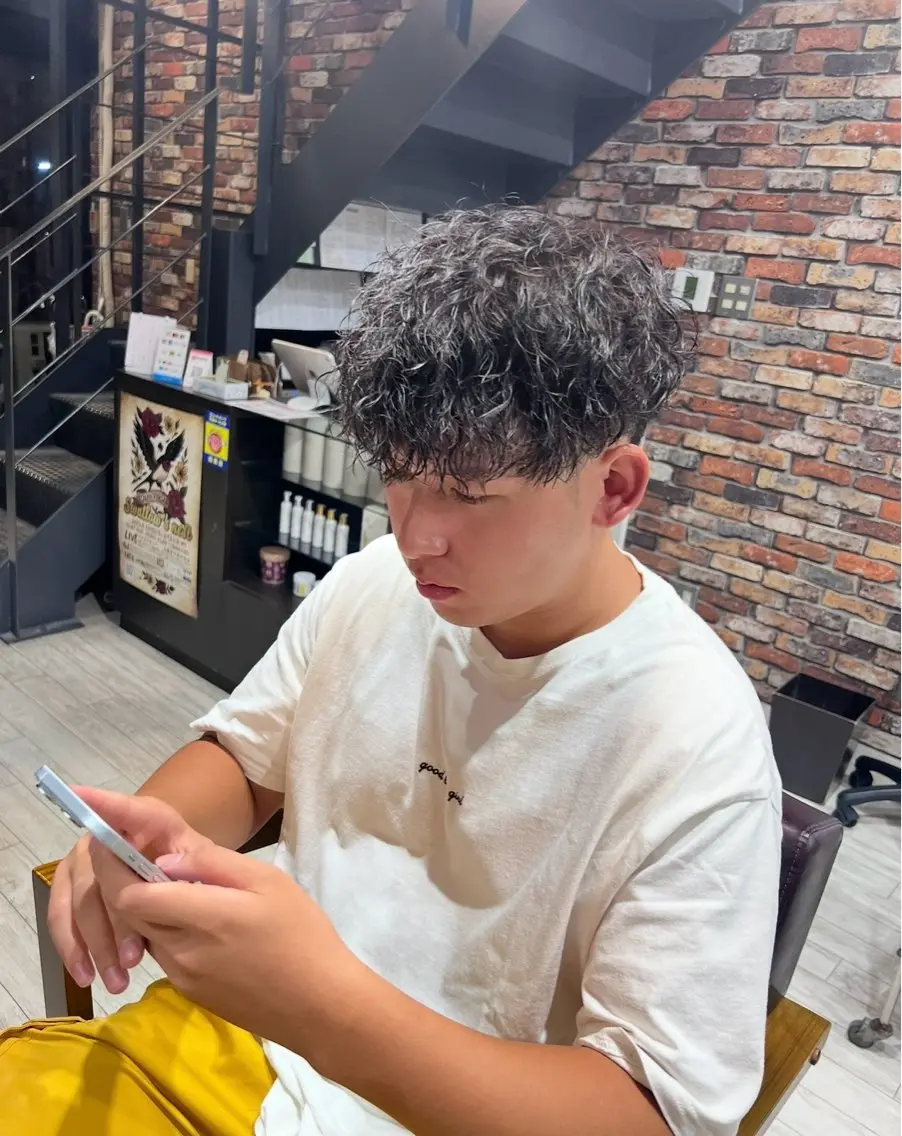 【垢抜け確定⁉️】メンズカット＋パーマ🌀の写真