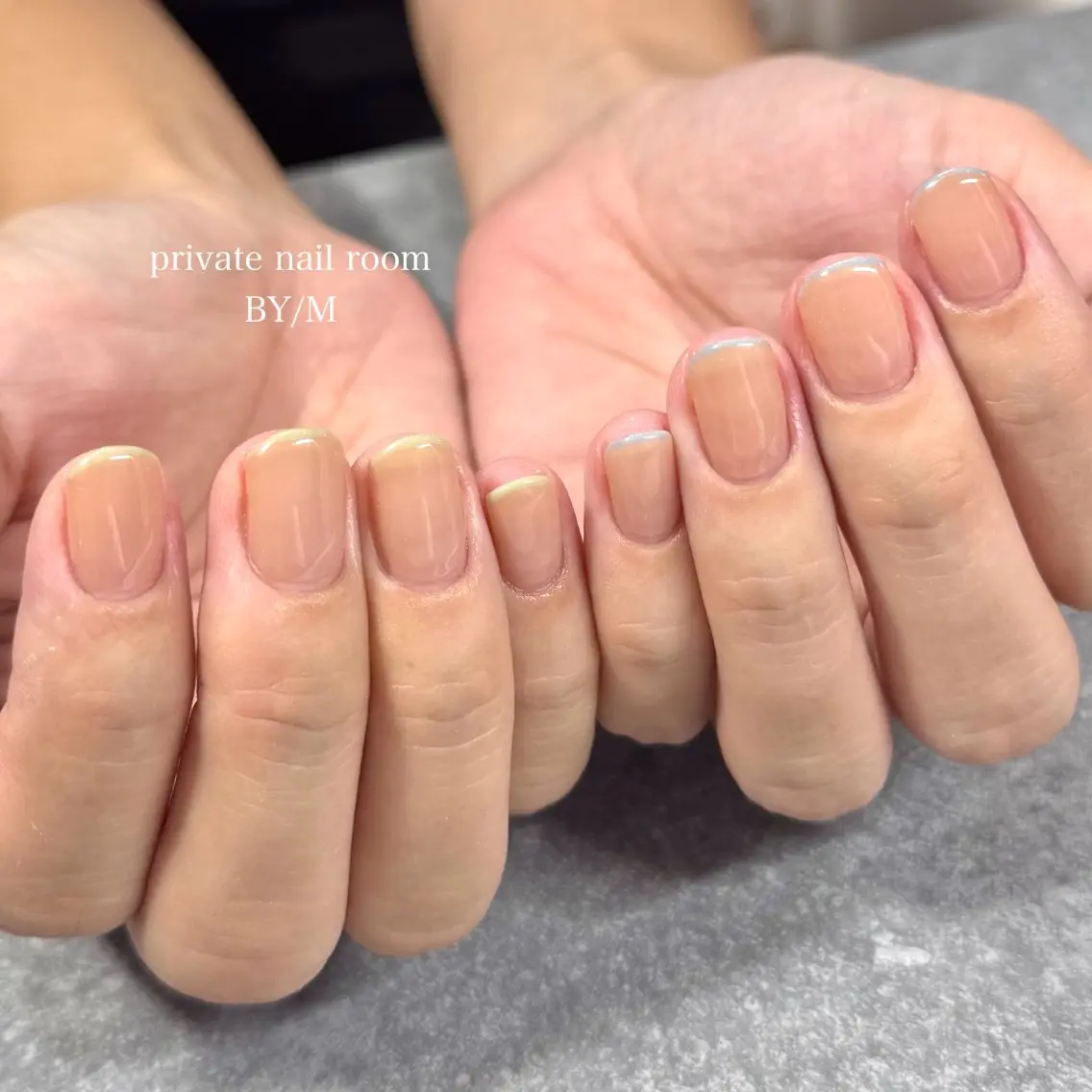 ネイル フレンチネイル 持ち込み シンプルネイル BY / Mのネイルデザイン
