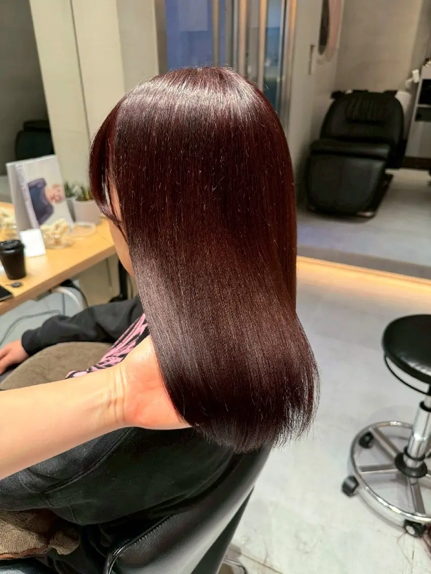 ミディアム カラー トリートメント natural  hair 🌿あかりのヘアスタイル