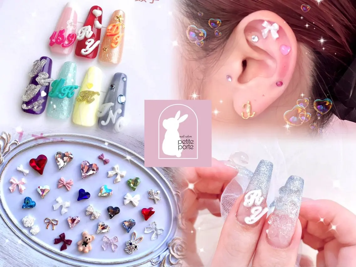 ネイル アートネイル キラキラネイル ラメ(グリッター) 持ち込み ハンドネイル petite porteのネイルデザイン