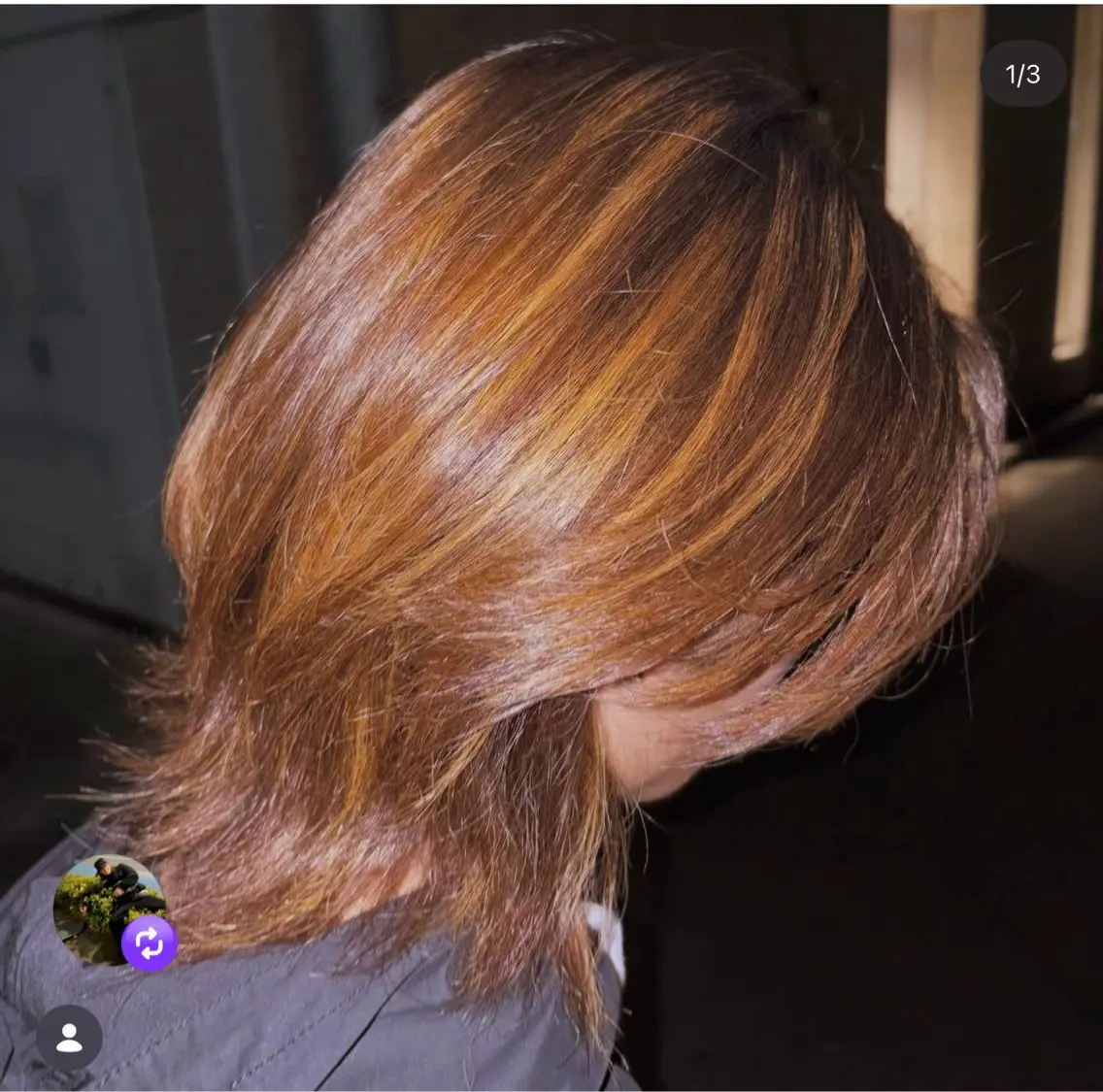 ショート ハイライト ヘアカラー 小林 結月のヘアスタイル