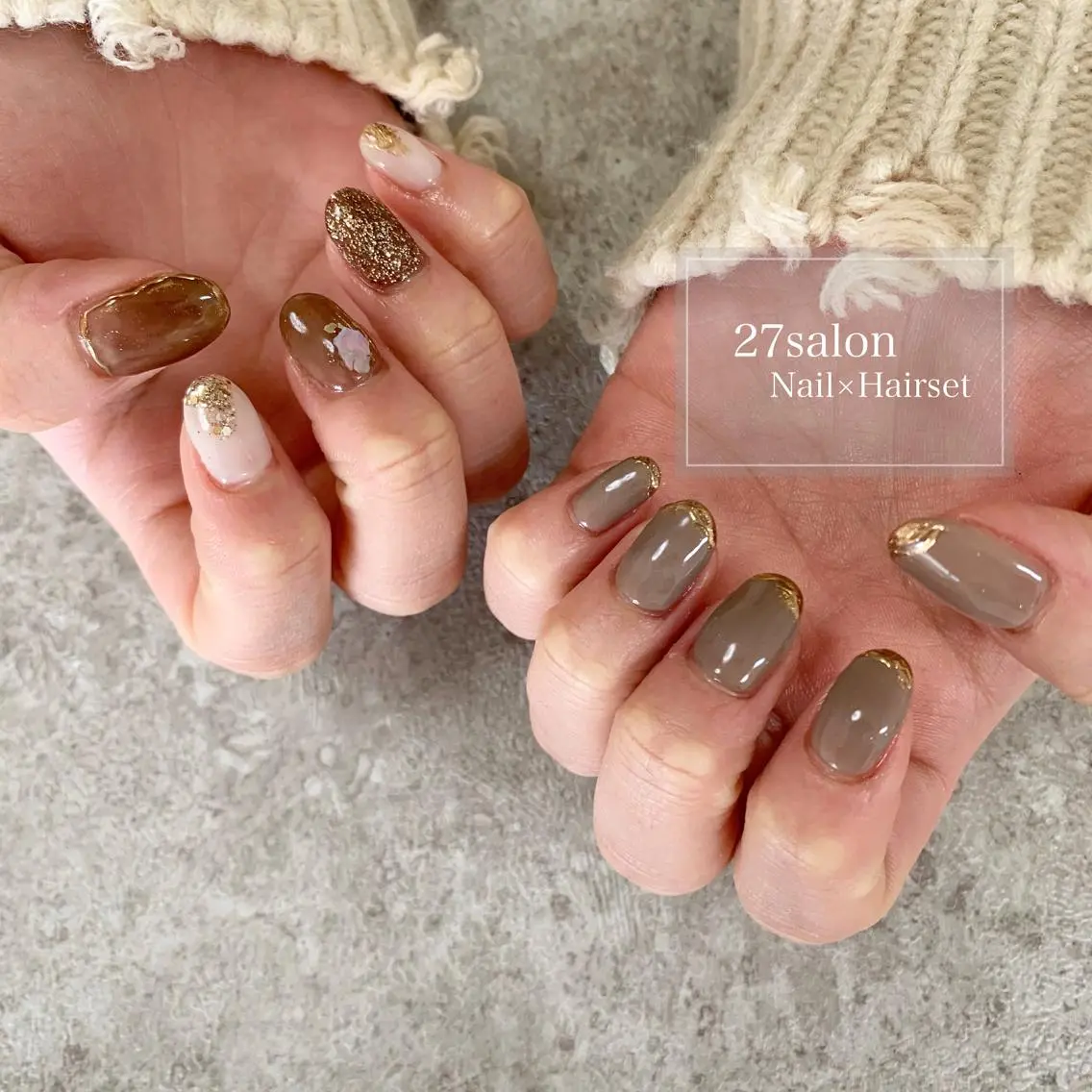 ネイル ニュアンスネイル 27salon yuinaのネイルデザイン