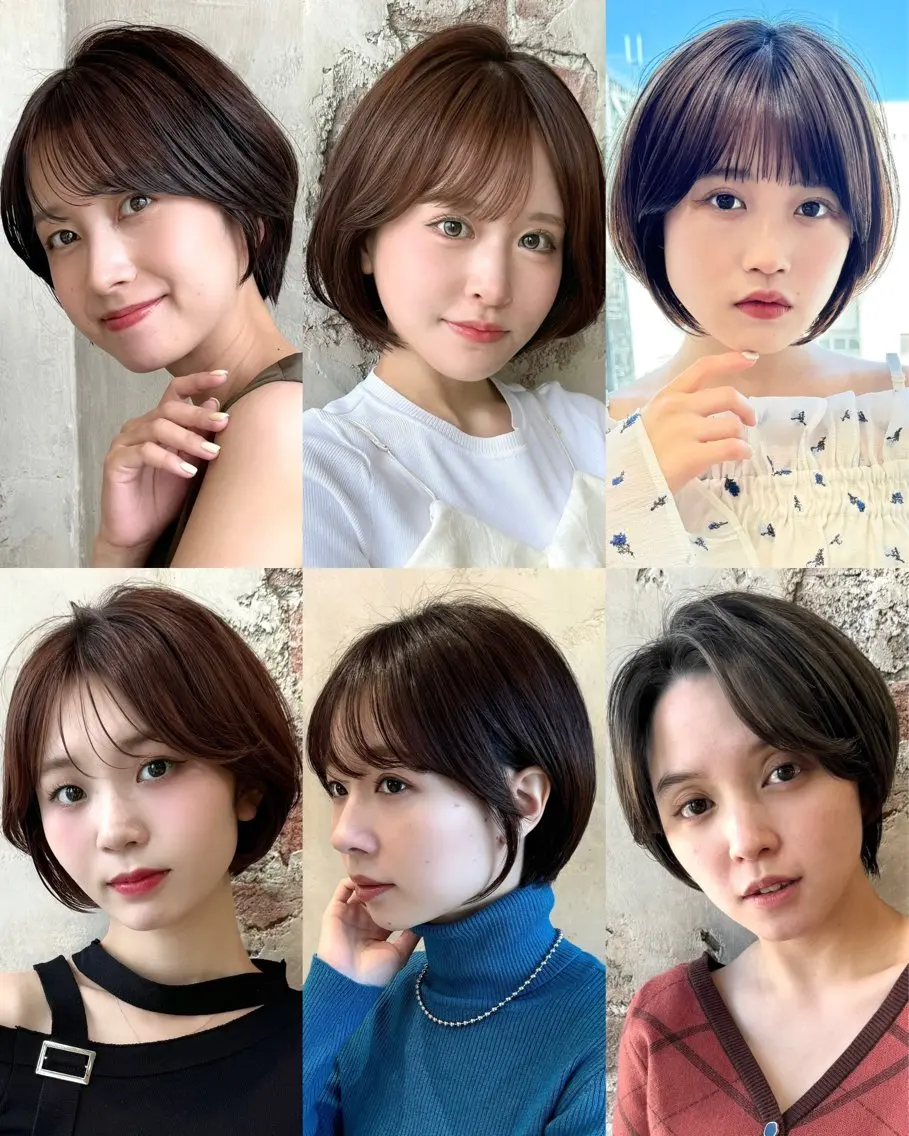 ショート カラー カット ヘアカラー トリートメント 💍新宿ショート 💍岩田莉奈のヘアスタイル