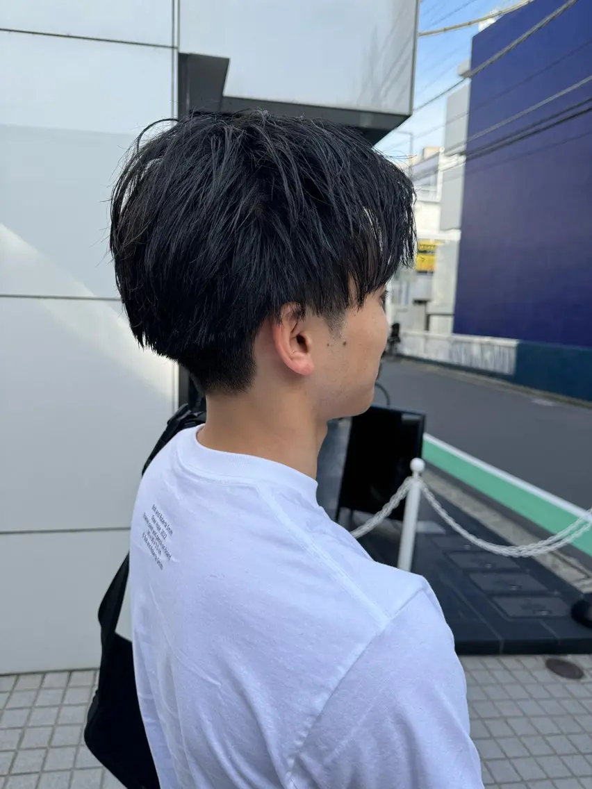 ショート パーマ ヘアアレンジ メンズ 刈り上げ カット ちこ .のヘアスタイル