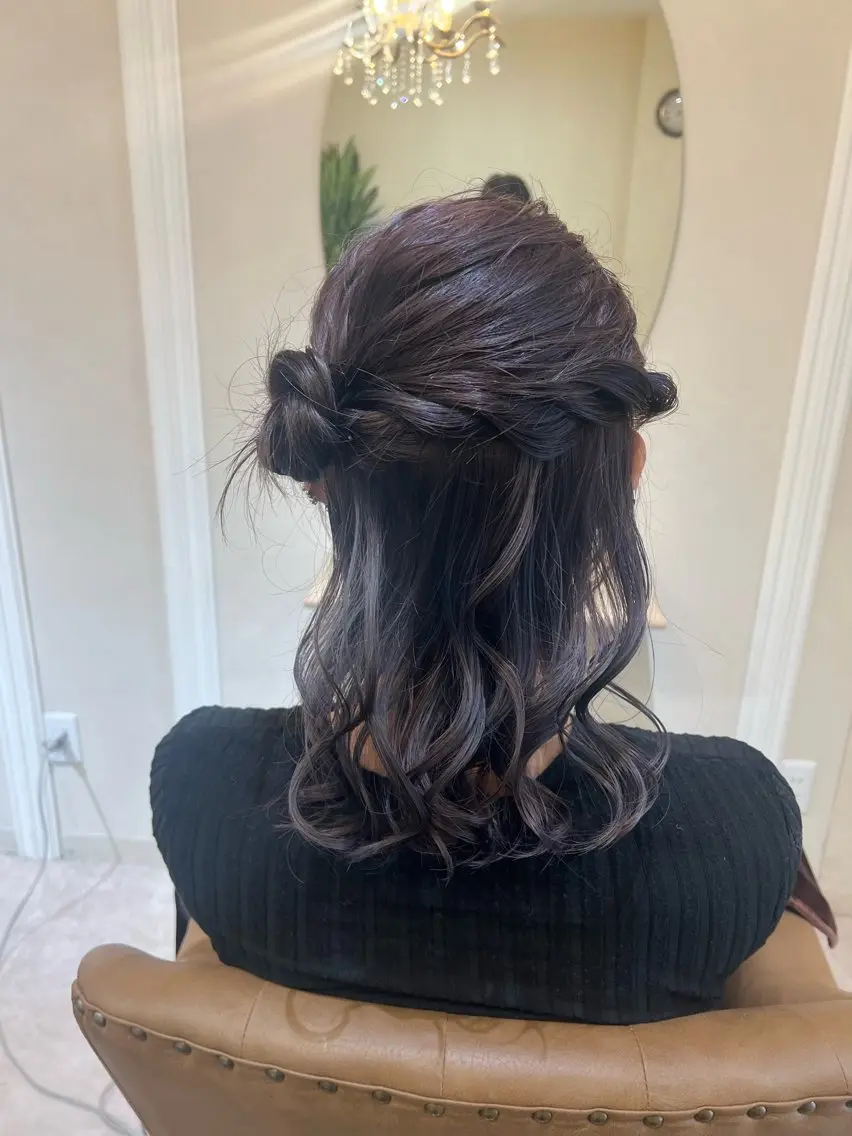 ミディアム ヘアケアソムリエ MIKUのヘアスタイル