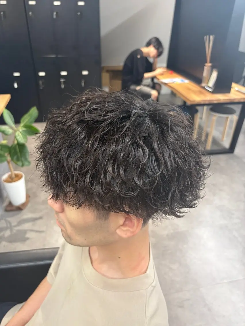 パーマ メンズ カット パーマ 🌱立川【縮毛矯正】 璃音🌱のヘアスタイル