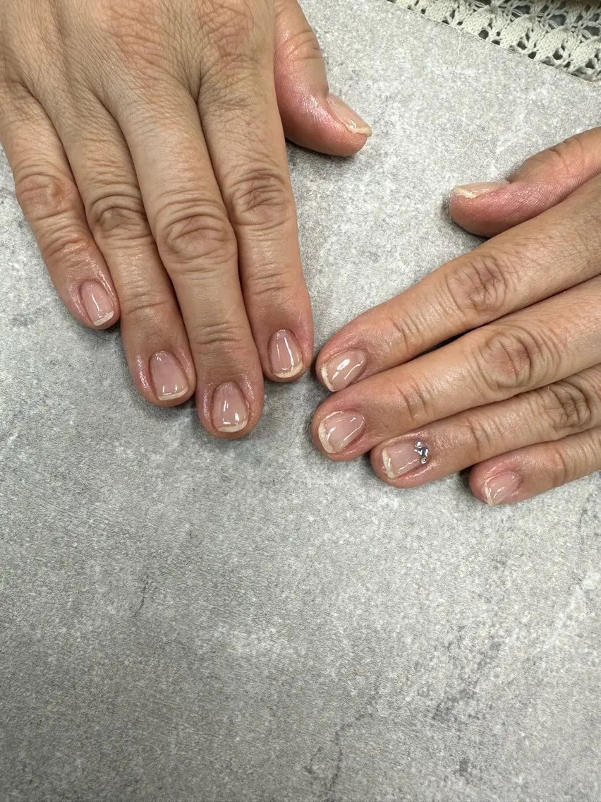 ネイル クリアネイル ストーンネイル ハンドネイル .N YUKIのネイルデザイン