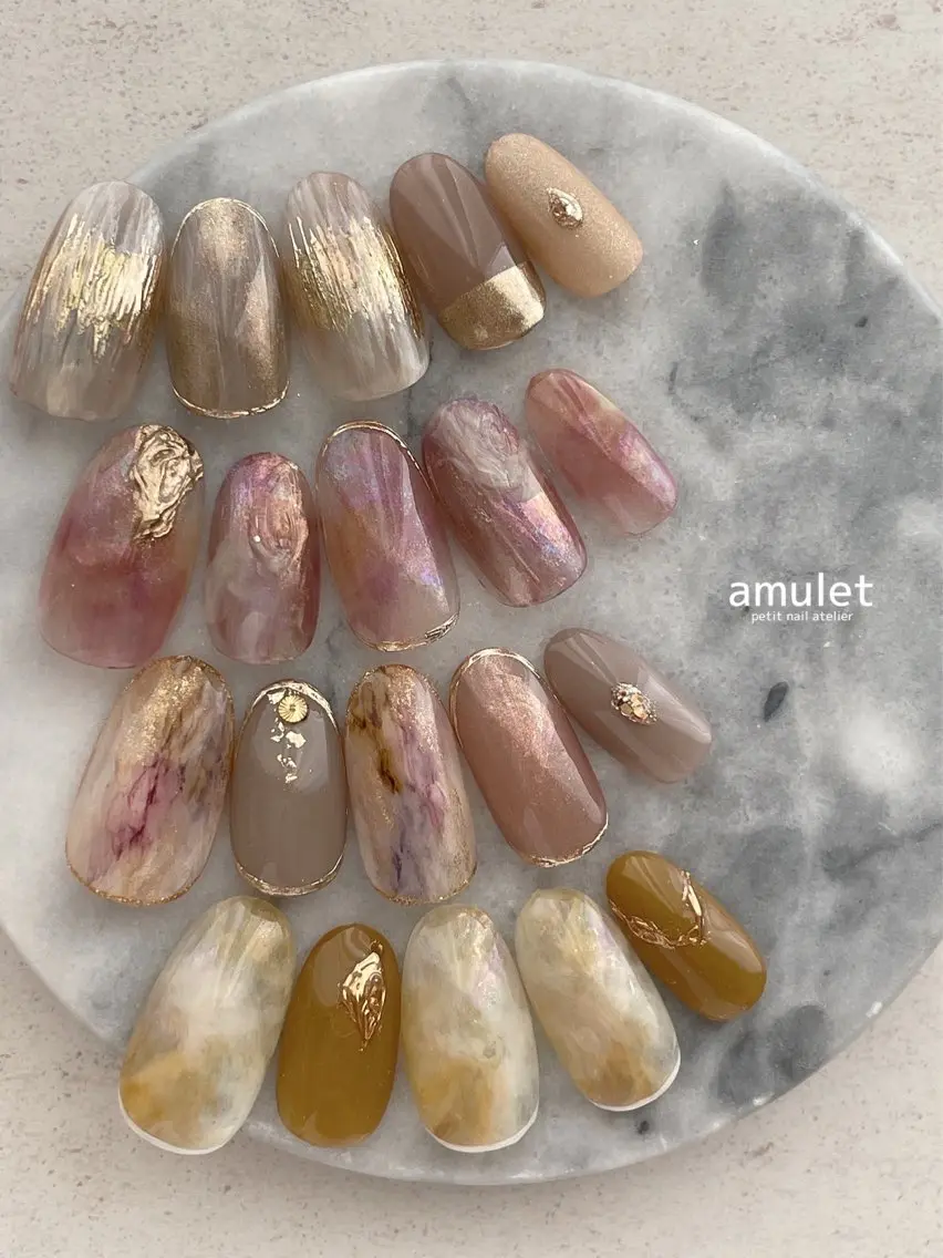 ネイル ハンドネイル amulet TOMOMIのネイルデザイン