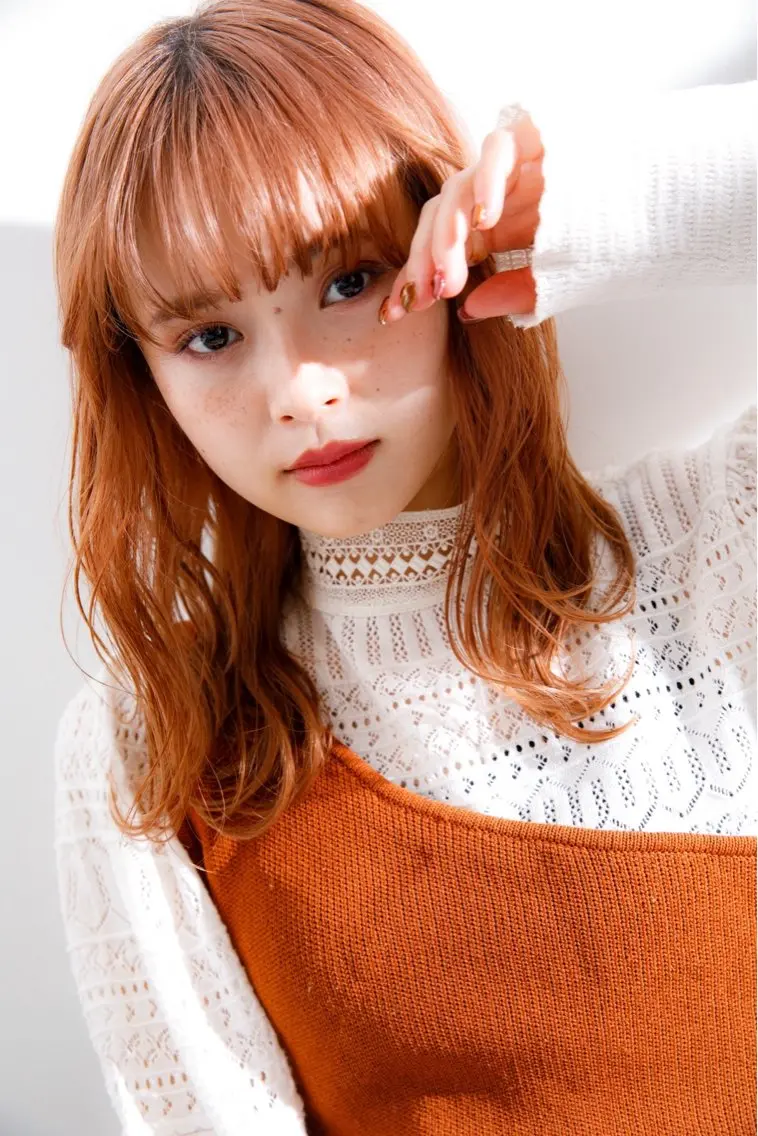 セミロング 新宿三丁目 田中美由紀のヘアスタイル