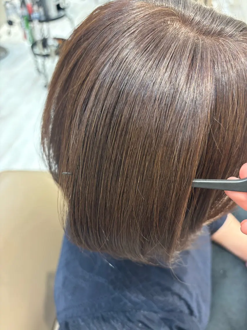 カラー ヘアカラー 上田 華音のヘアスタイル