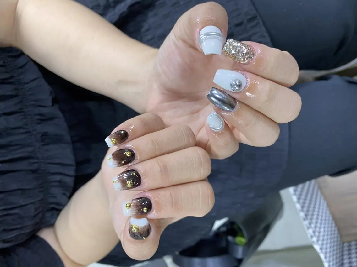ネイル ハンドネイル モデル練習 ゆいのネイルデザイン