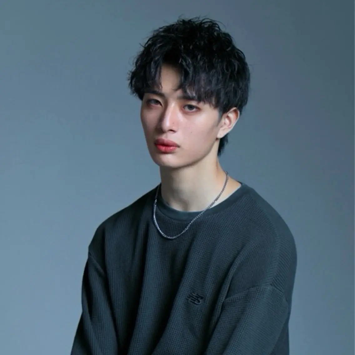 ショート パーマ メンズ アップバング カット パーマ トリートメント 【Zina札幌大通】 店長　福間 和也のヘアスタイル