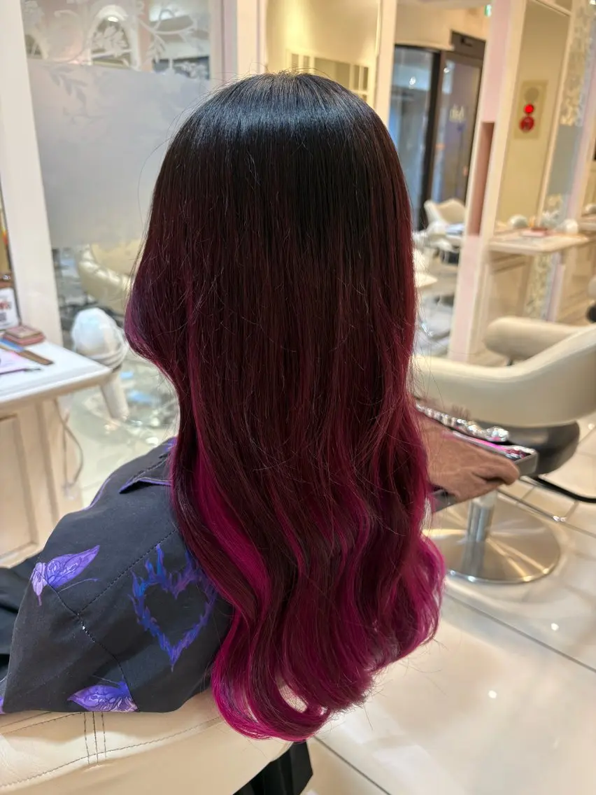 カラー インナーカラー ヘアカラー 🍒モデル募集中🍒 あやかのヘアスタイル
