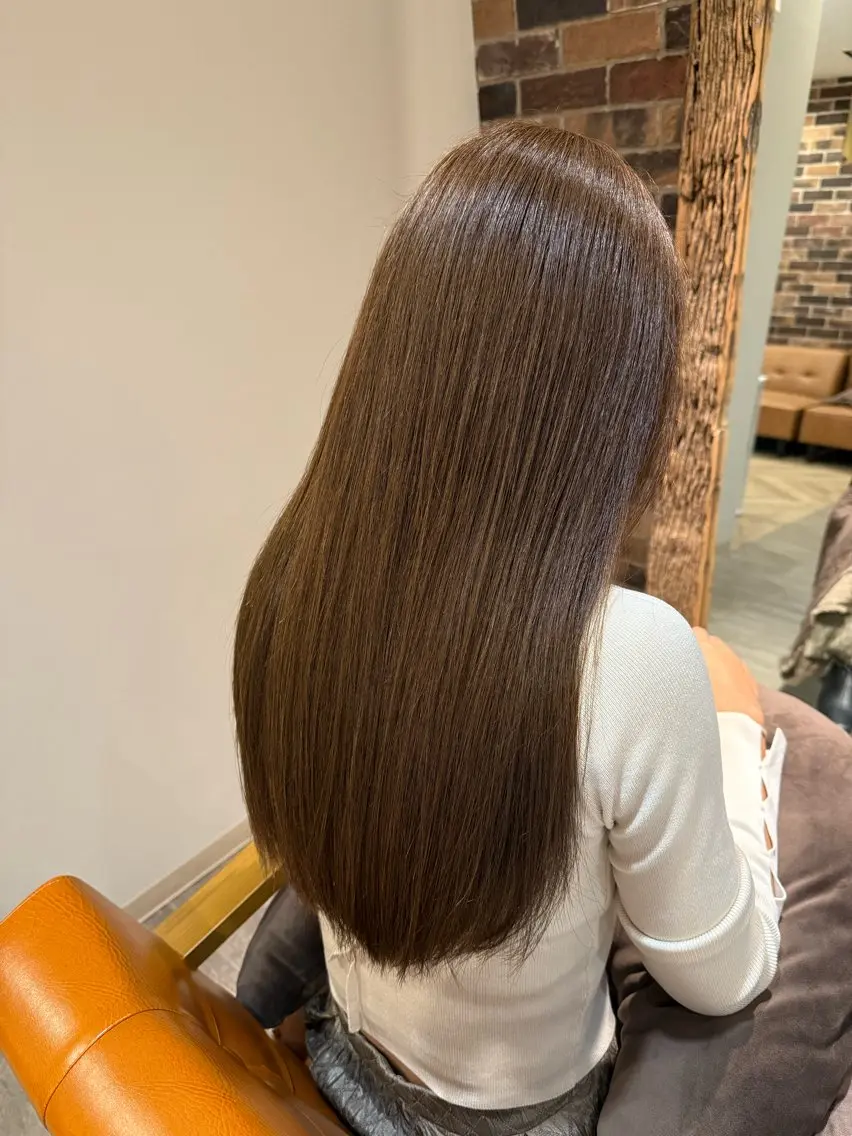 ロング カラー パーマ ヘアカラー 縮毛矯正 トリートメント soi 💜AYAKOのヘアスタイル