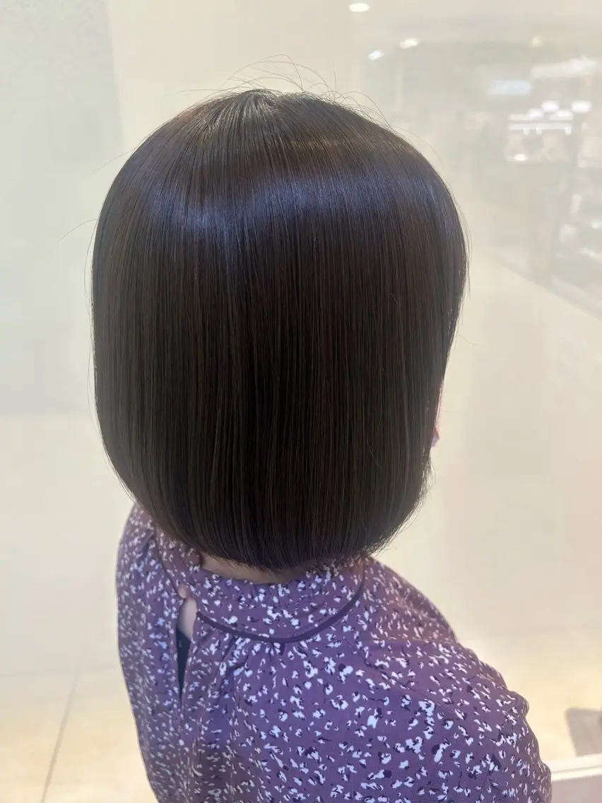 ショート カラー 縮毛矯正/髪質改善/ 艶髪ササキナツミのヘアスタイル