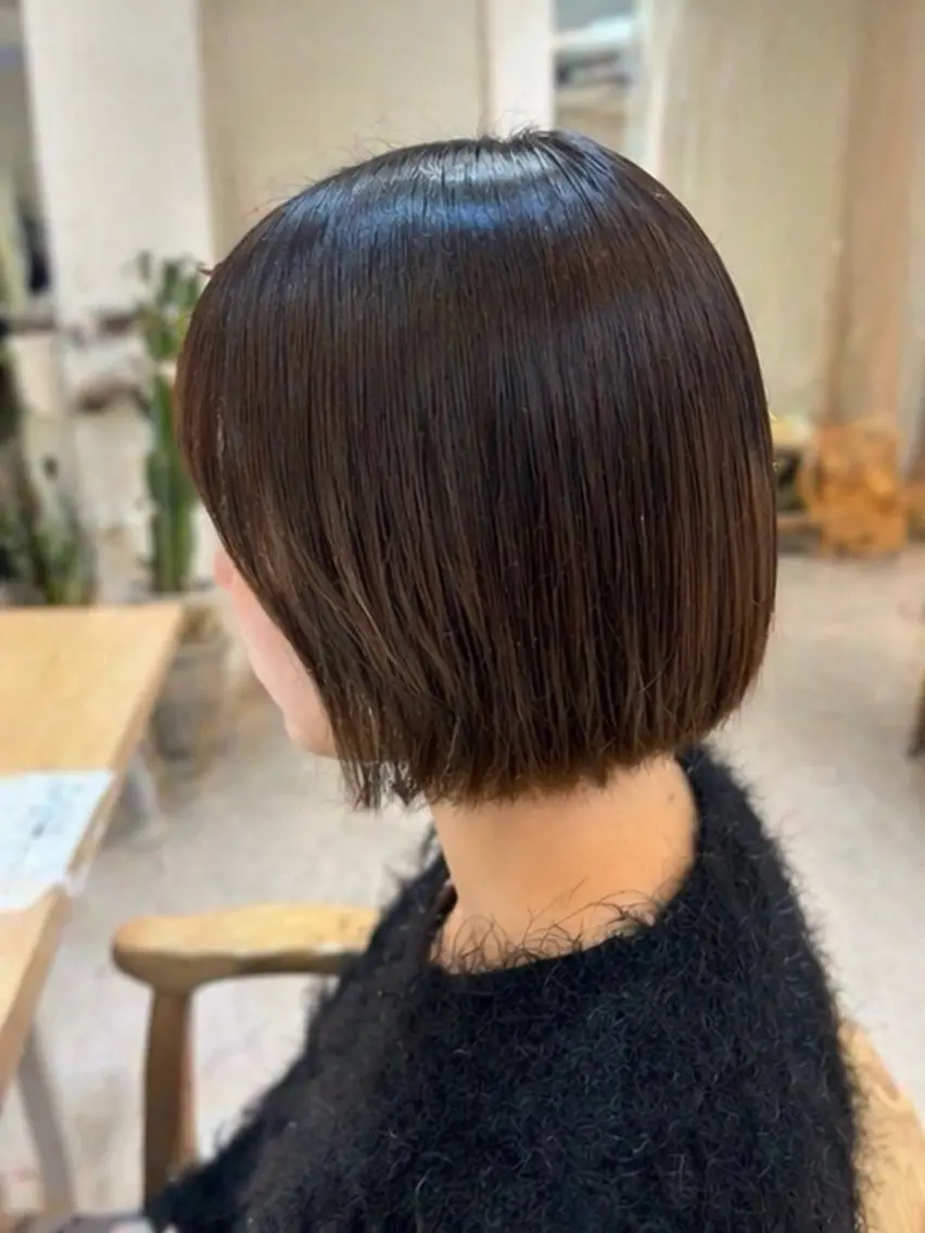 ショート ボブ 似合わせカット 髪質改善カラー/ モトタニのヘアスタイル