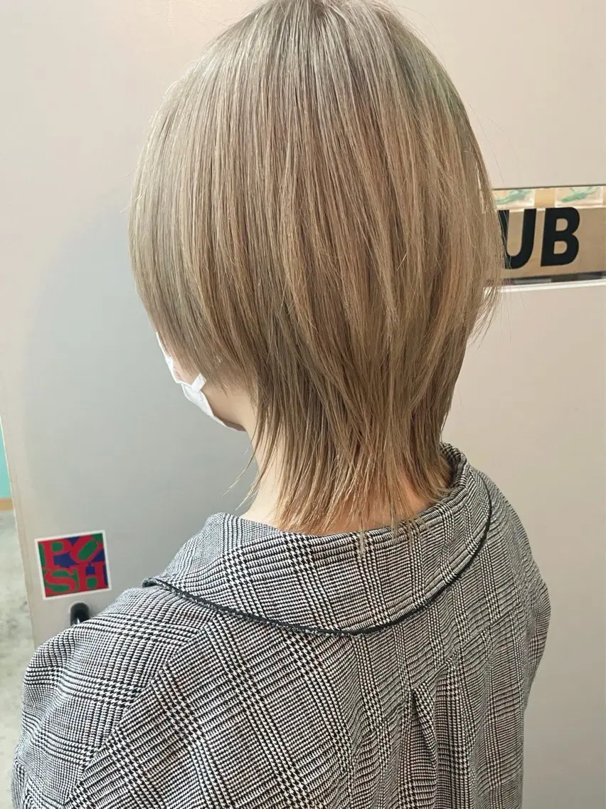 ショート カラー カット ヘアカラー ウルフ/レイヤー shinoのヘアスタイル