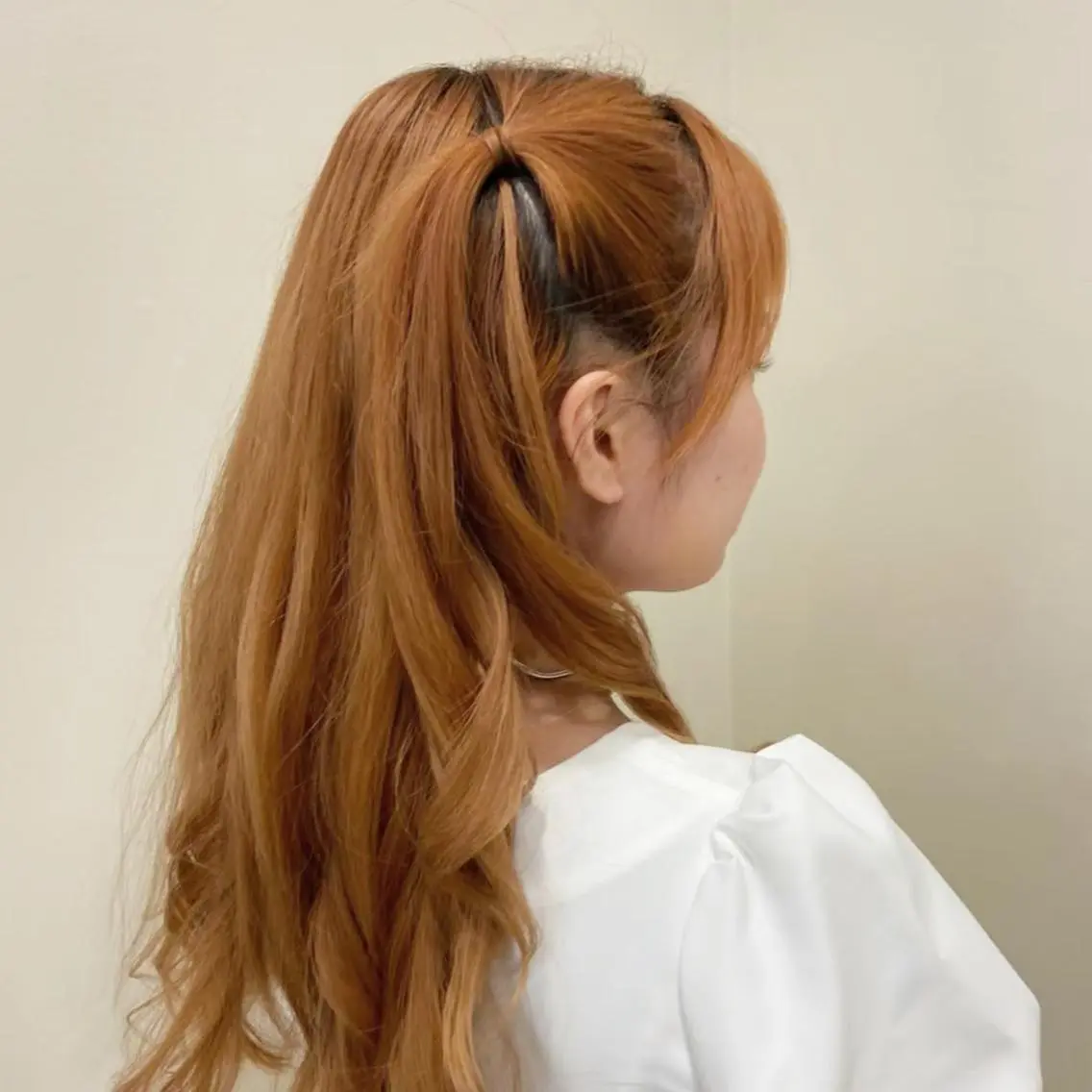 ロング ヘアアレンジ ツインテール ワタナベ リリコのヘアスタイル