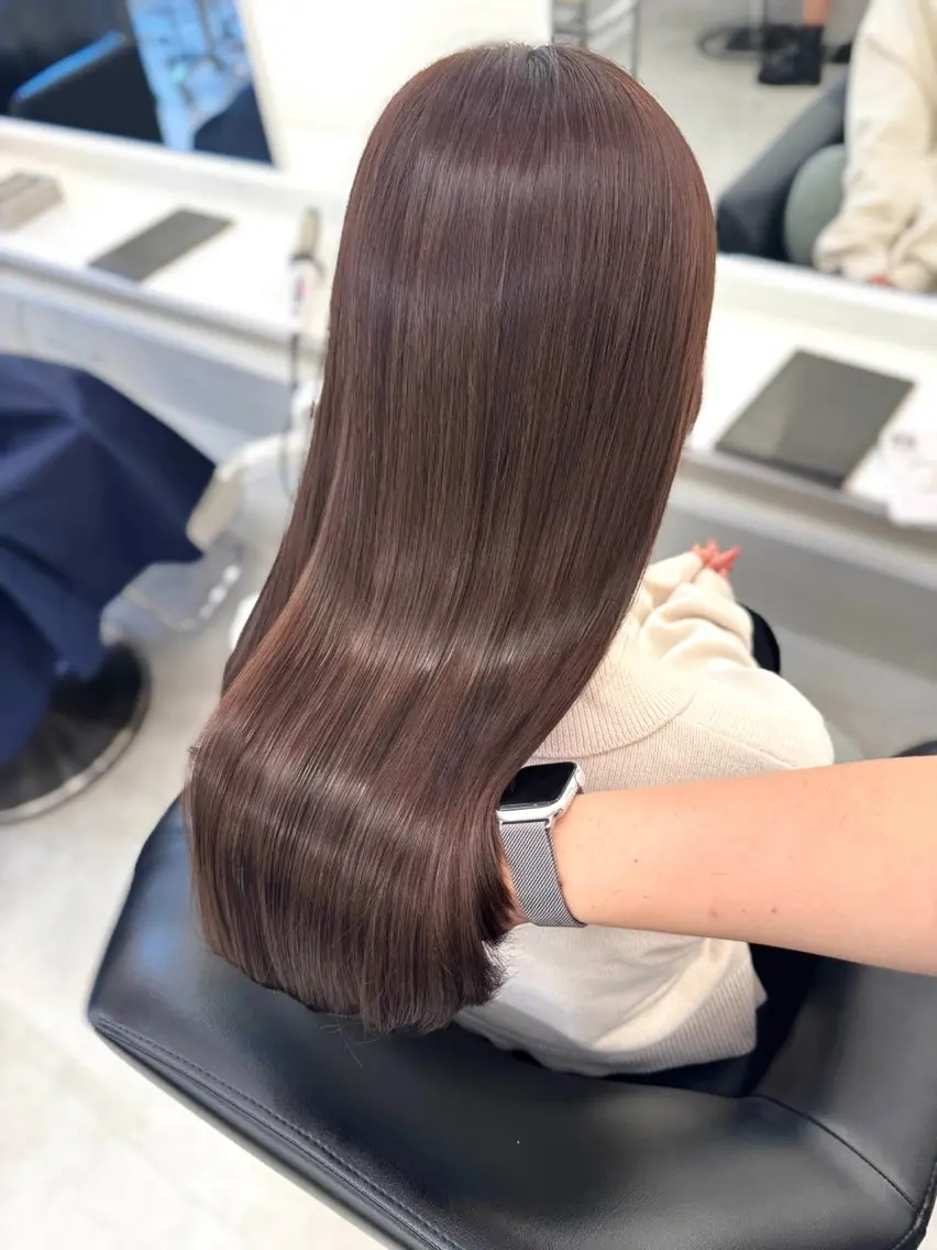 ロング カラー カット ヘアカラー ♡ParveMix NANO♡のヘアスタイル