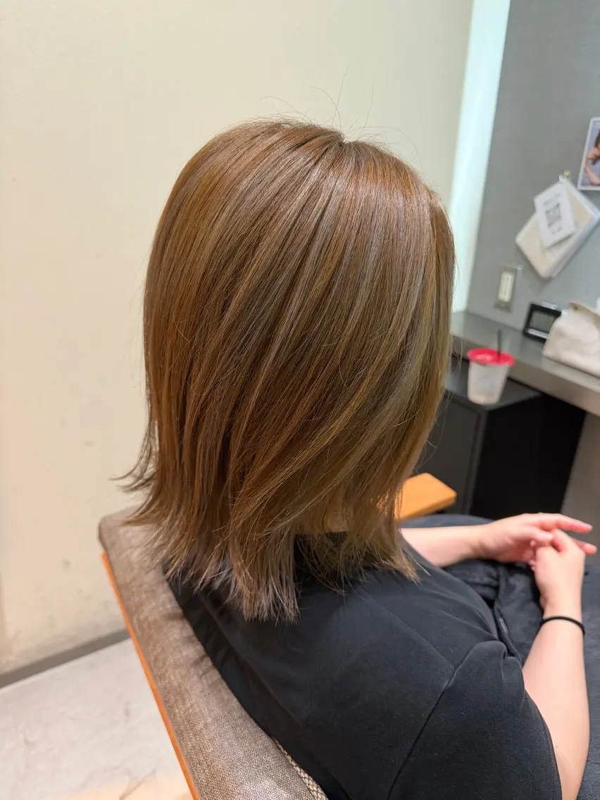 ミディアム ハイライト カット ヘアカラー トリートメント 【ツヤ髪/髪質改善】 🌼Minamiのその他イメージ