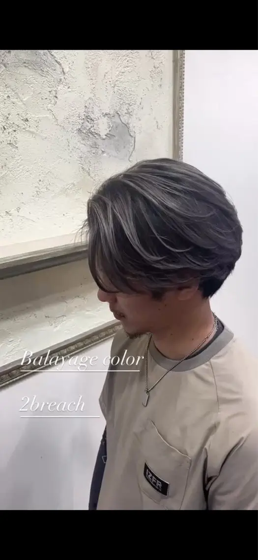 カラー 西村 遼馬のヘアスタイル