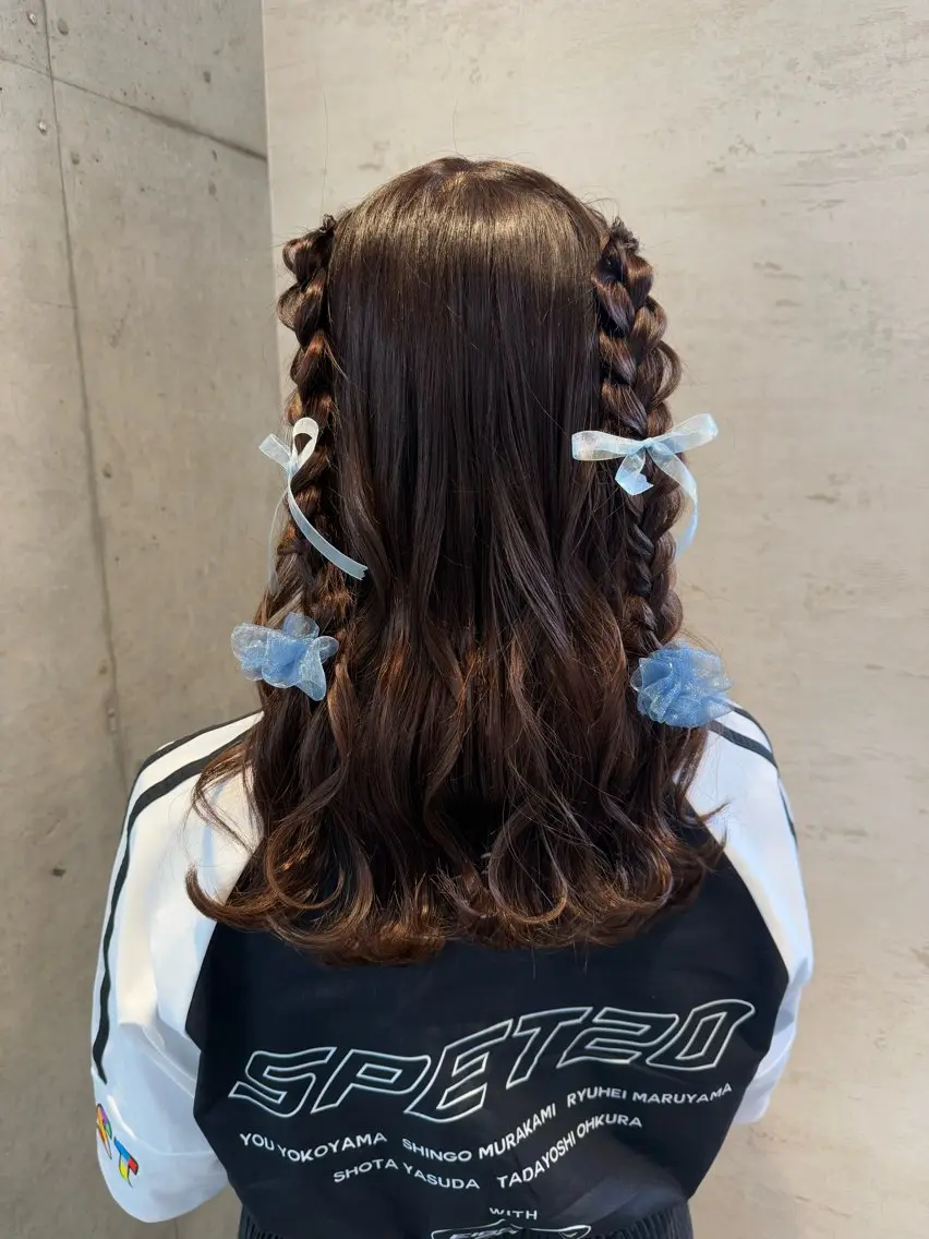 ヘアアレンジ はやしほのか| ヘアセット×カラーのヘアスタイル