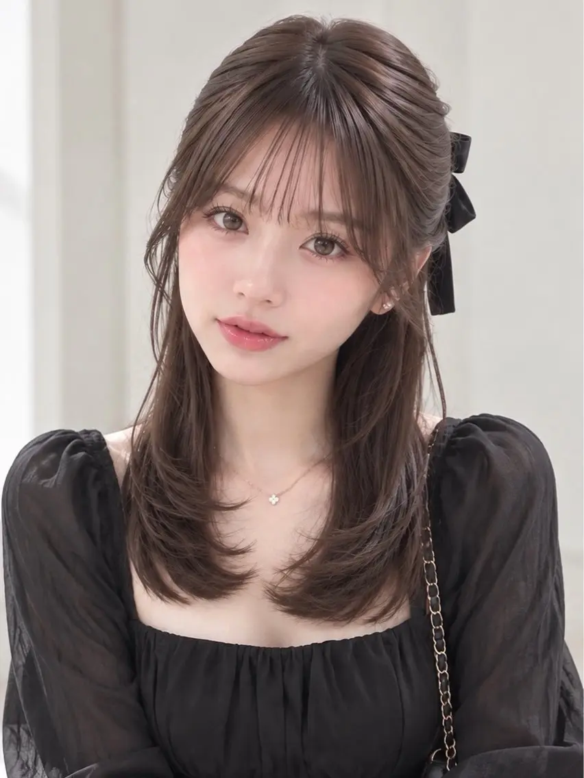 【💓お出かけ前に💓】プレミアムケアカラー＋ちょこっとヘアアレンジ🪄の写真