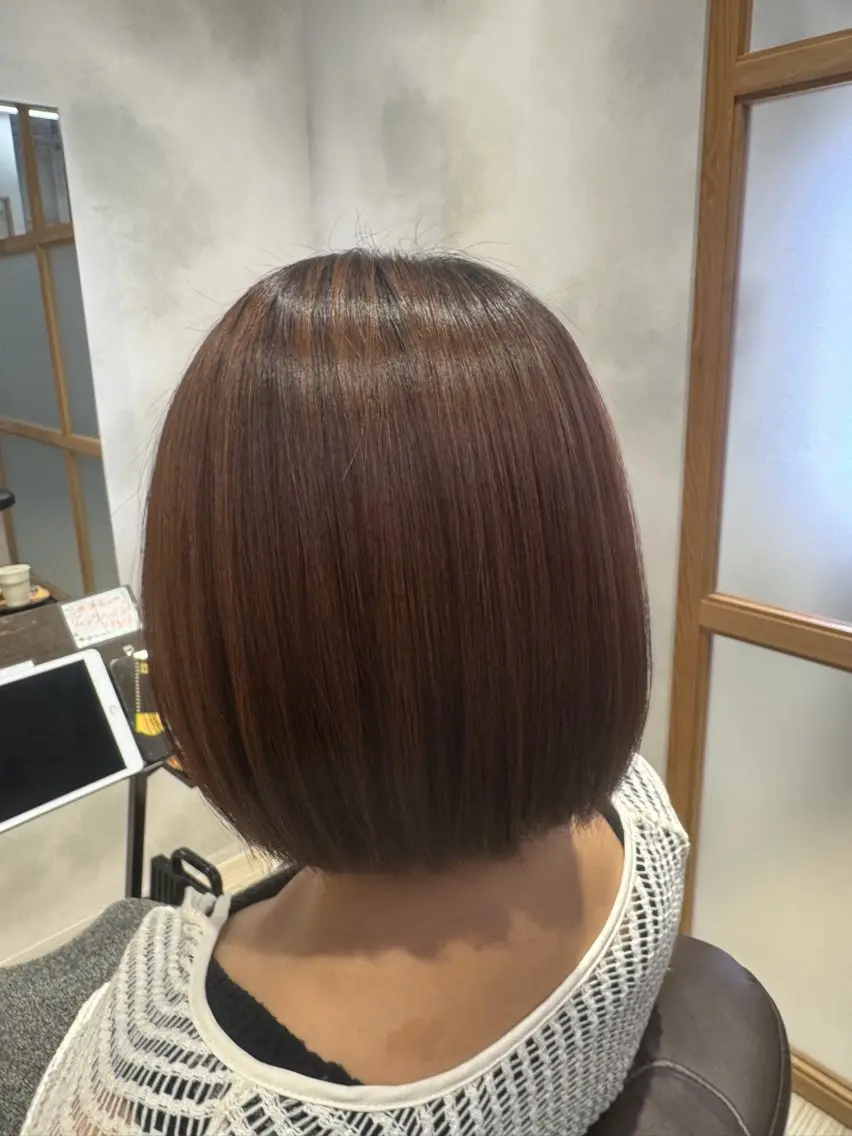 ショート ボブ レイヤーカット ショートヘア カット レディースカット モデル募集　山田省吾のヘアスタイル
