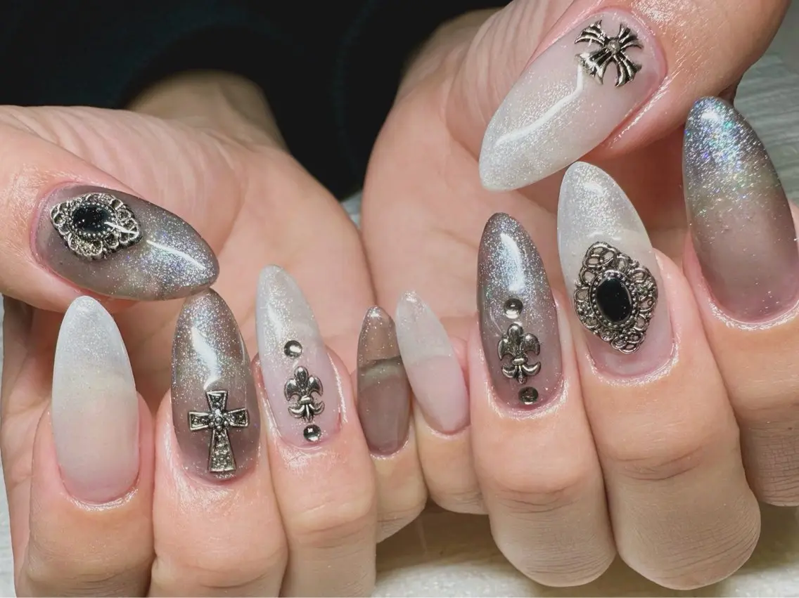 ネイル 長さ出し フットネイル Nail salon Modeのネイルデザイン