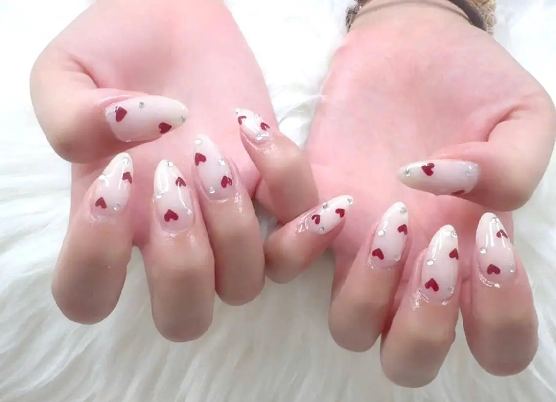 ネイル フレンチネイル グラデーション 韓国ネイル マグネットネイル ミラーネイル ハンドネイル Squen Nail shinjukuのネイルデザイン