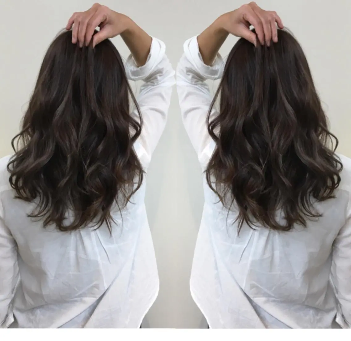 ロング タナカ タクヤのヘアスタイル