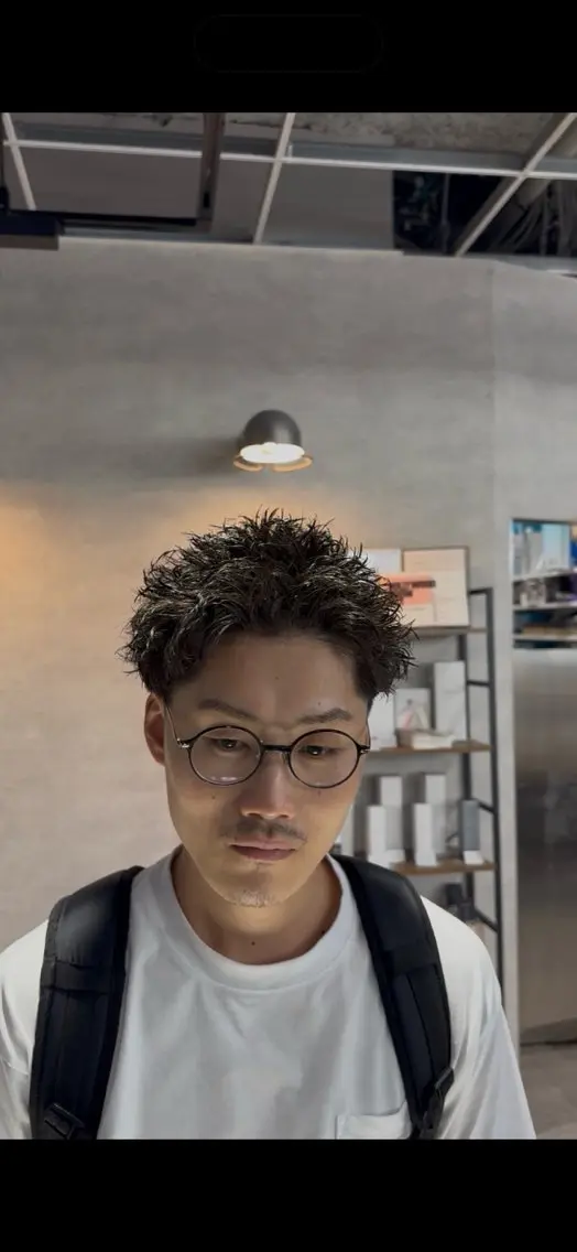ショート カット パーマ ヘッドスパ ヘアセット パーマ指名率No1 メンズ特化ケイトのヘアスタイル