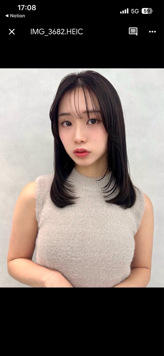 ミディアム 🫧透明感 × 艶髪カラー🫧このかのヘアスタイル