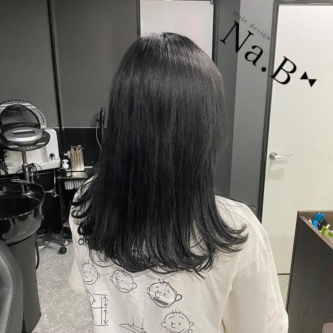 セミロング カラー ジユン 지윤のヘアスタイル