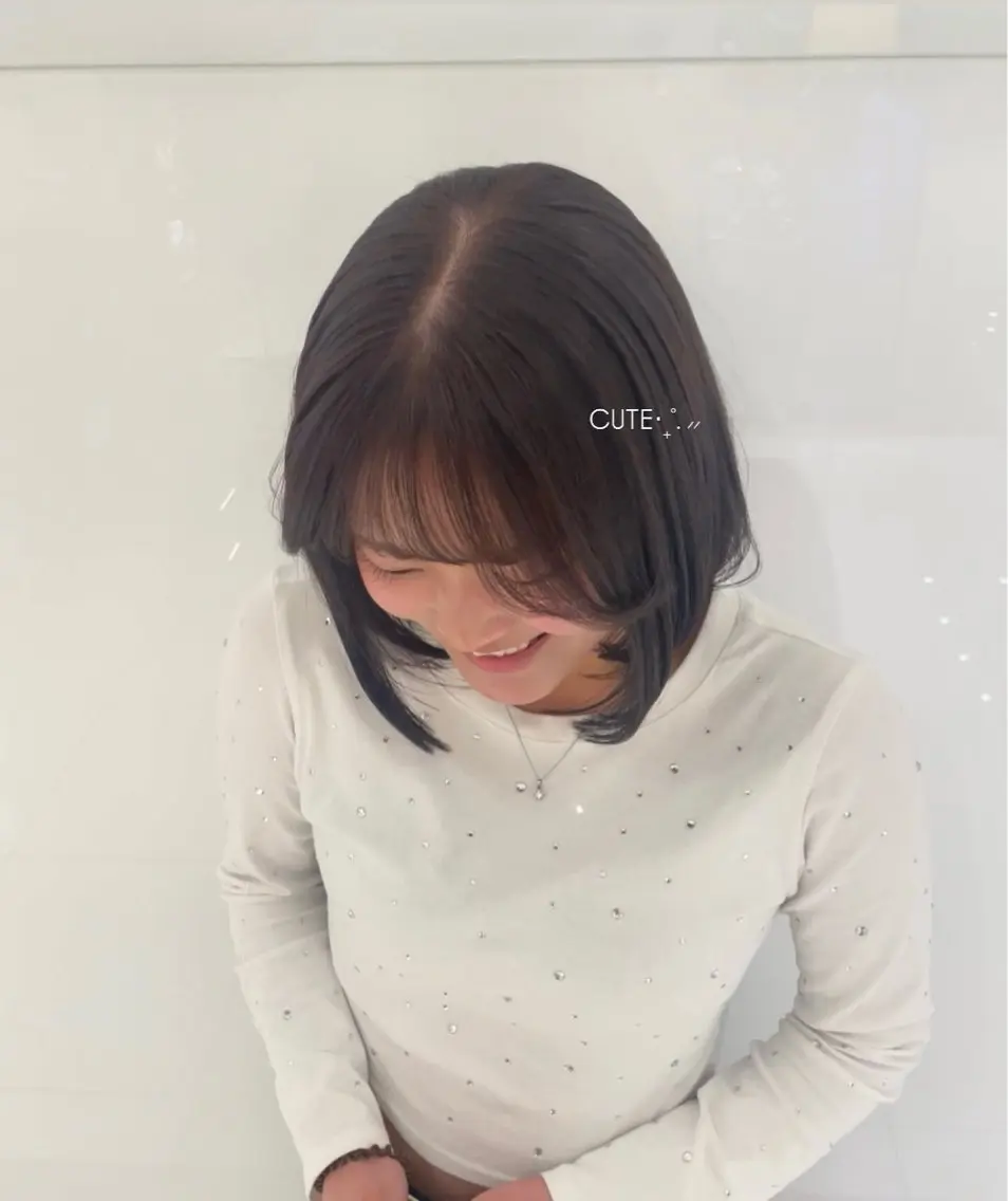 カラー 透明感カラー ラベンダーカラー ヘアカラー 自然と惹かれる🪷 艶カラー/茉優♩のヘアスタイル