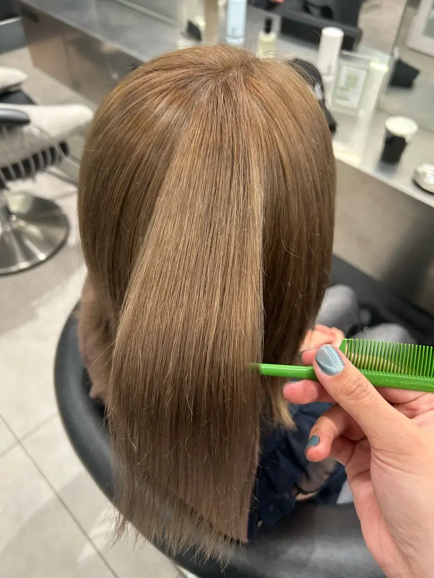 カラー カラーモデル募集中 🩵那波 歩のヘアスタイル